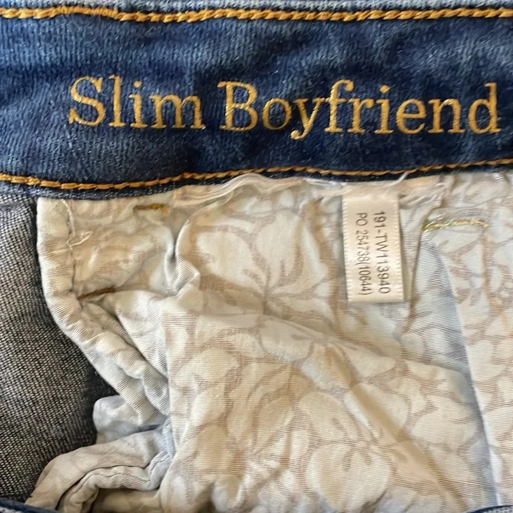 Tommy Bahama women’s jeans 28 6 skinny stretch slim boyfriend dark indigo blue - Picture 5 of 8
